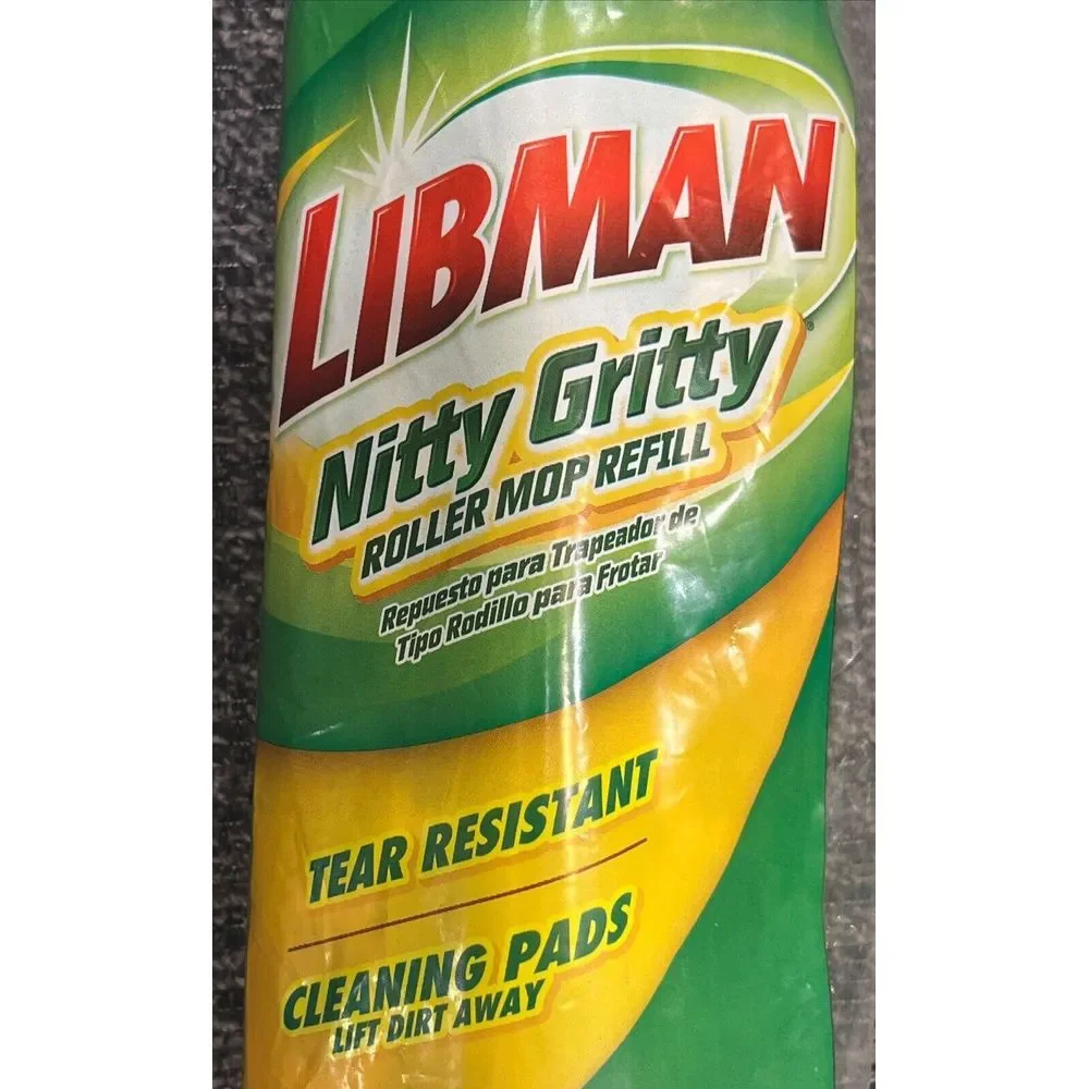 LIBMAN Nitty Gritty Roller Mop Refill  #02011  Tear Resistant USA NEW IN PACKAGE